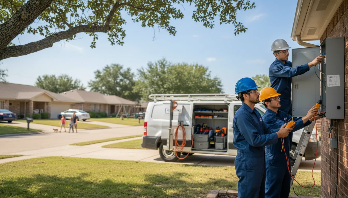 Certified electrician providing emergency electrical services in Creston, OH